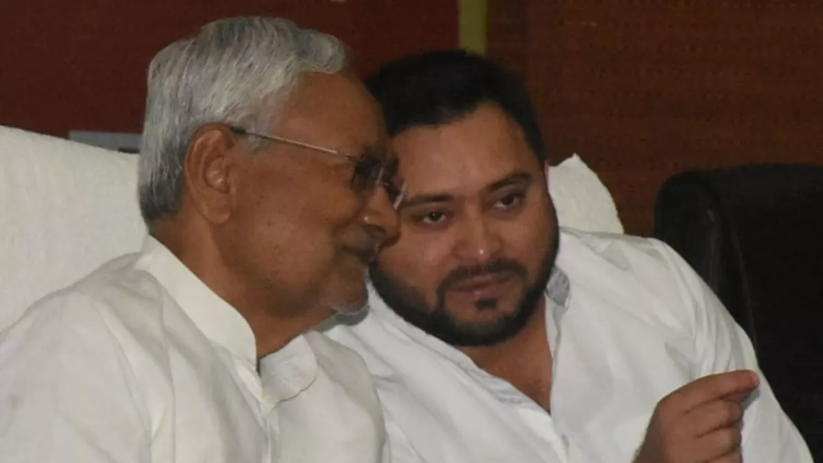 Bihar Politics: मुख्‍यमंत्री नीतीश कुमार एवं उपमुख्‍यमंत्री तेजस्‍वी यादव।
