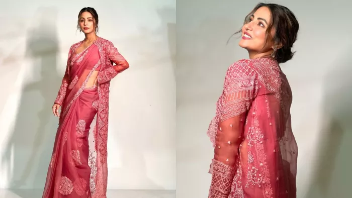 hina khan, photo credit instagram, hina saree