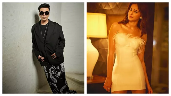 File Photo of Karan Johar and Ananya Pandey