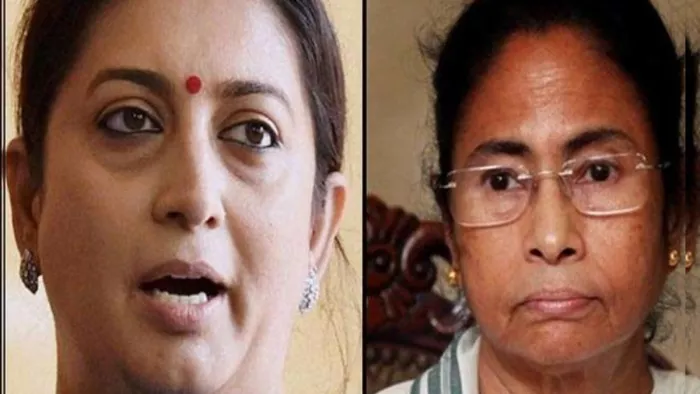 स्मृति ईरानी ने बोला हमला, TMC नेताओं के घर से लूट के पैसे की बरामदगी पर ममता बनर्जी जवाब दें