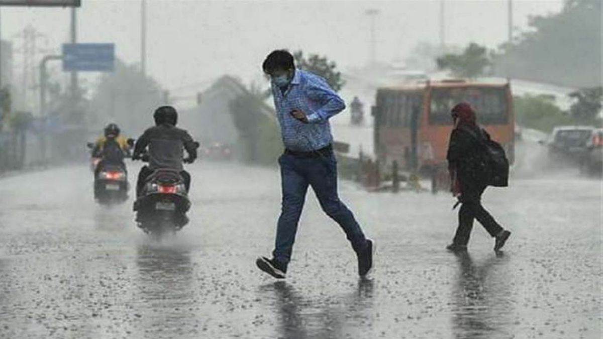 दिल्ली-एनसीआर में बारिश का नजारा। -फाइल फोटो