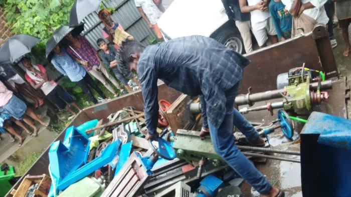 पूर्णिया पुलिस के हाथ लगी कामयाबी, अवैध गन फैक्ट्री का पर्दाफाश; हाथियार बनाने वाली कई मशीन जब्त