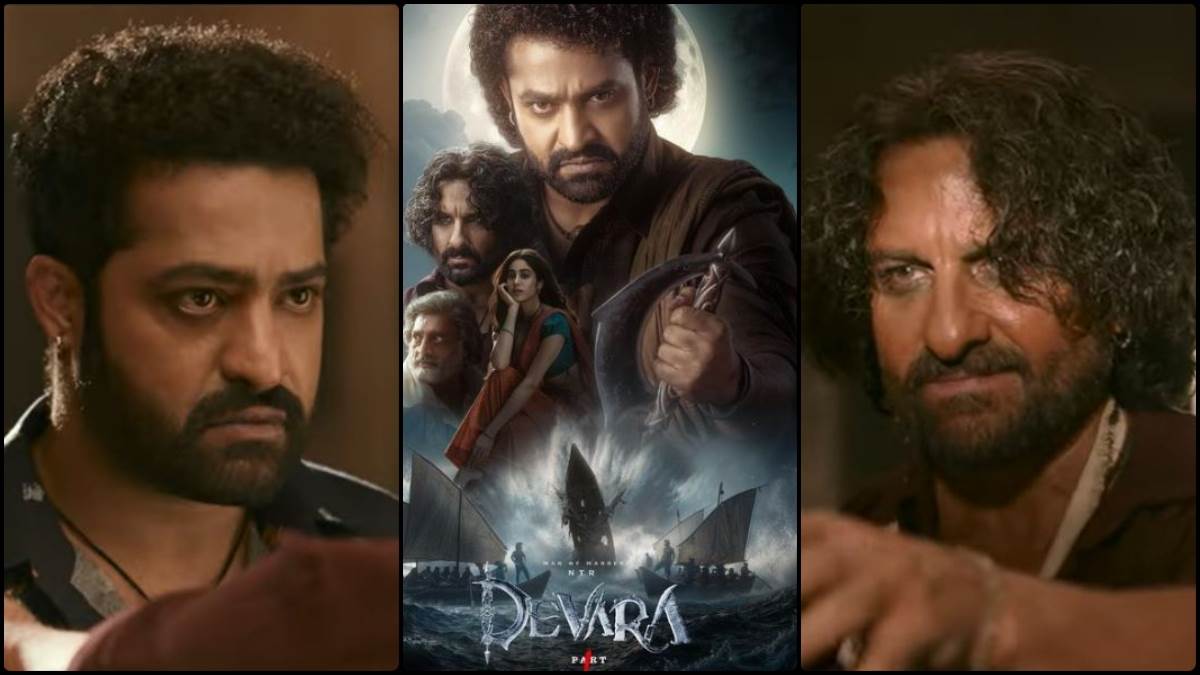 devara part 1 release trailer out saif ali khan junior ntr movie video amaze fans