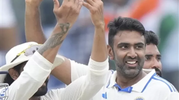 चेन्नई टेस्ट में मैन ऑफ द मैच बने अश्विन