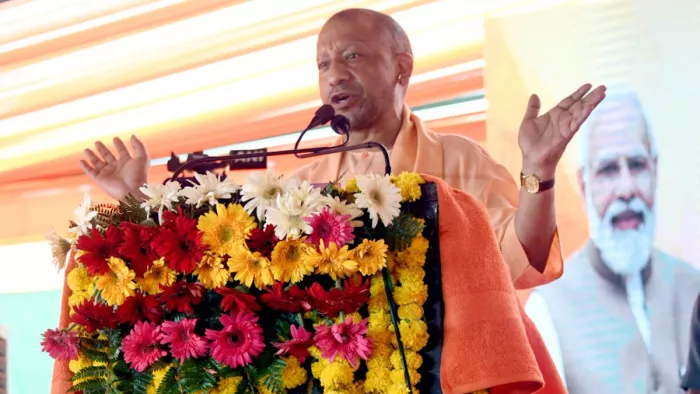 सीएम योगी ने हरियाणा में चुनावी रैलियों को किया संबोधित।