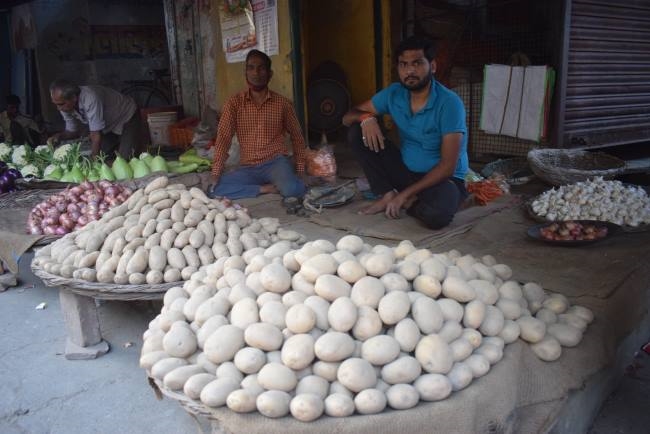 Half century of Potato onion and tomato notout at seventy - Uttar Pradesh  Bareilly City Jagran Special News