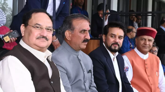 मैच देखने पहुंचे प्रदेश के सीएम सुखविंदर सिंह सुक्खू व विपक्ष के बड़े मंत्री