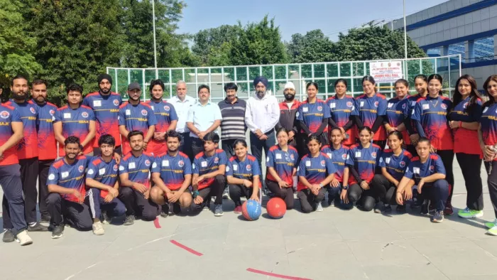 जम्मू कश्मीर की 30 सदस्यीय रोलबॉल टीम तैयार