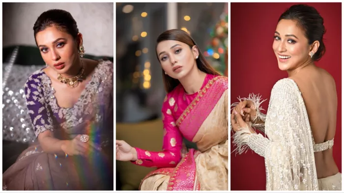 मिमी चक्रबर्ती के खूबसूरत और स्टाइलिश ब्लाउज़ डिज़ाइन्स जिसे आप भी कर सकती हैं ट्राई