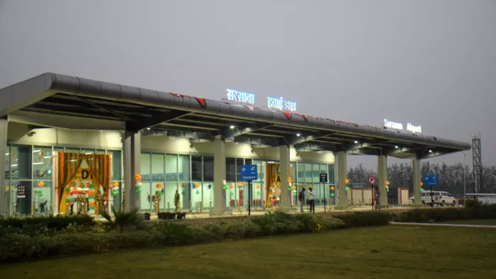 सहारनपुर के सरसावा एयरपोर्ट का फोटो। जागरण।