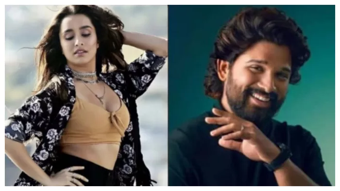 अल्लू अर्जुन और श्रद्धा कपूर. फोटो क्रेडिट - इंस्टाग्राम