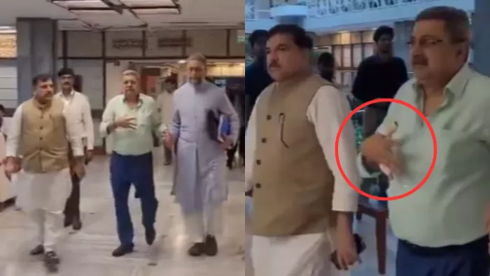 क्फ बोर्ड की बैठक में भाजपा और टीएमसी के सांसदों के बीच झड़प।(फोटो सोर्स: एएनआई)