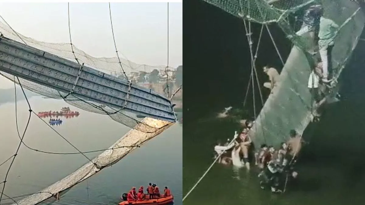 मरम्मत के बाद भी मोरबी पुल की केबल में लगी थी जंग