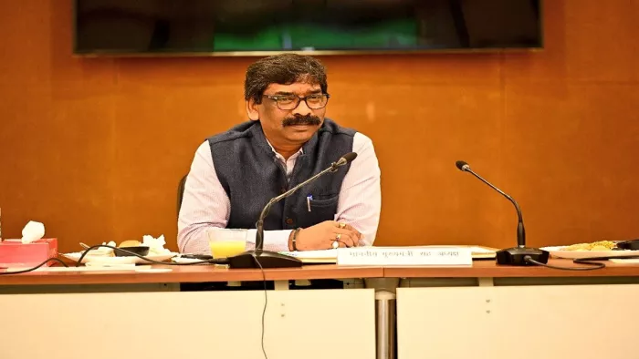 झारखंड के मुख्यमंत्री हेमंत सोरेन की फाइल फोटो।