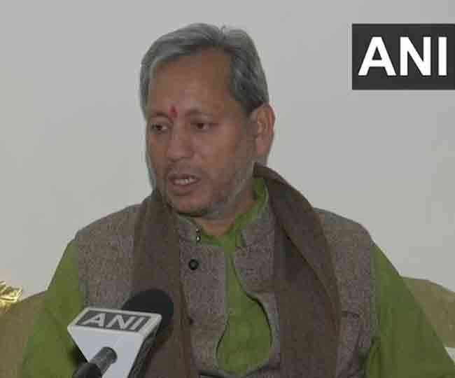 उत्तराखंड के पूर्व मुख्यमंत्री और गढ़वाल सांसद तीरथ सिंह रावत।