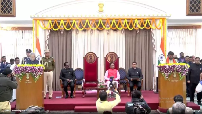 Chhattisgarh Cabinet Oath छत्तीसगढ़ कैबिनेट का गठन हुआ।