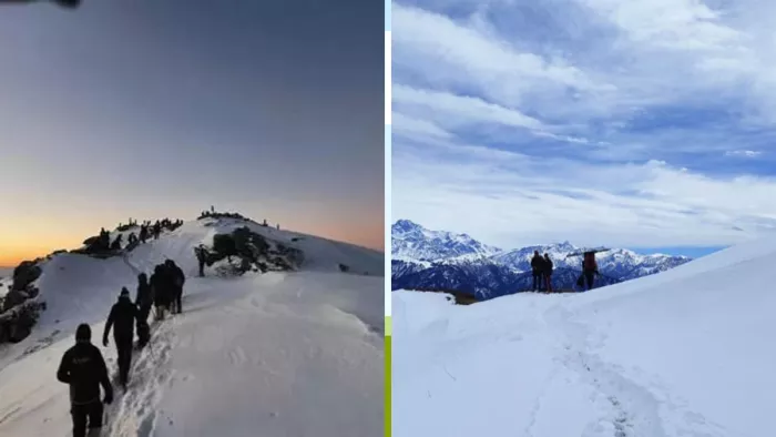 हिमालय की गोद में बसी है ये खूबसूरत जगह, बर्फबारी के बीच स्वर्ग सा रहता है नजारा