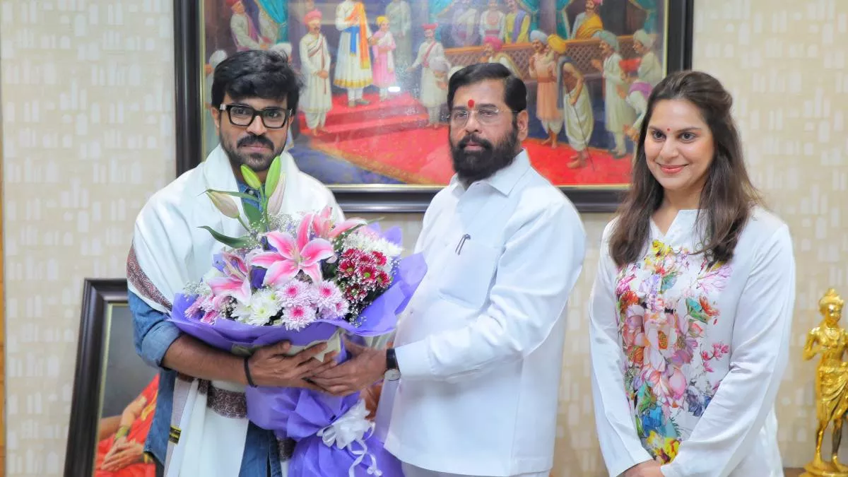  ram charan meet CMeknath