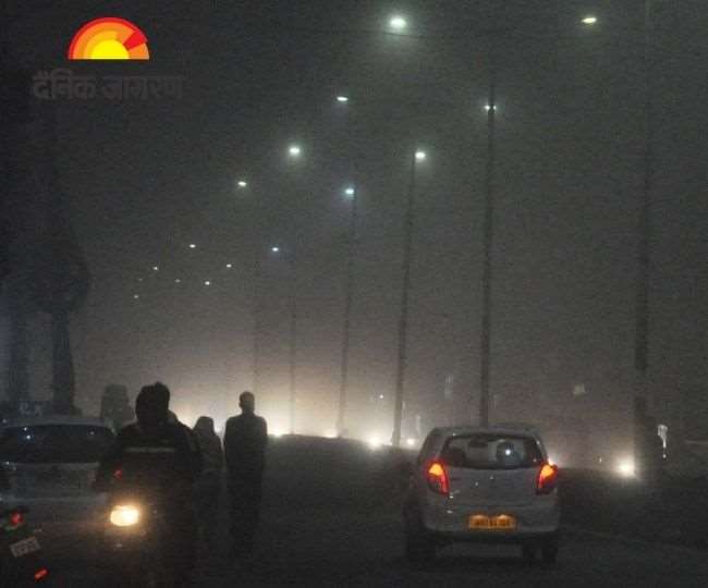 jharkhand weather live updates ranchi looked like this at night amidst severe cold cold wave fog and incessant rain