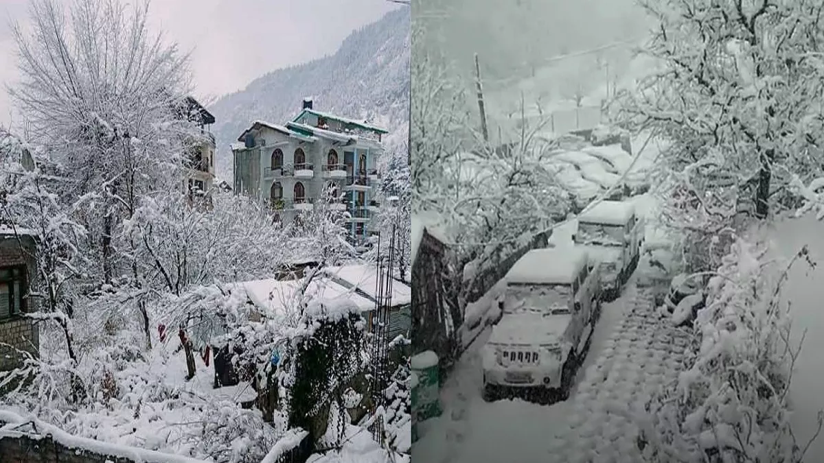 Himachal Weather Update: हिमाचल के 12 जिलों में आंधी के साथ भारी बर्फबारी, वर्षा व ओलावृष्टि का येलो अलर्ट