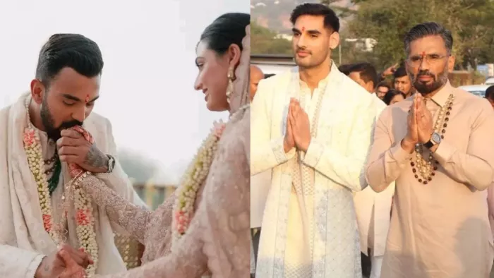 Cricketer KL Rahul-Athiya Shetty Wedding Reception (Photo-twitter)