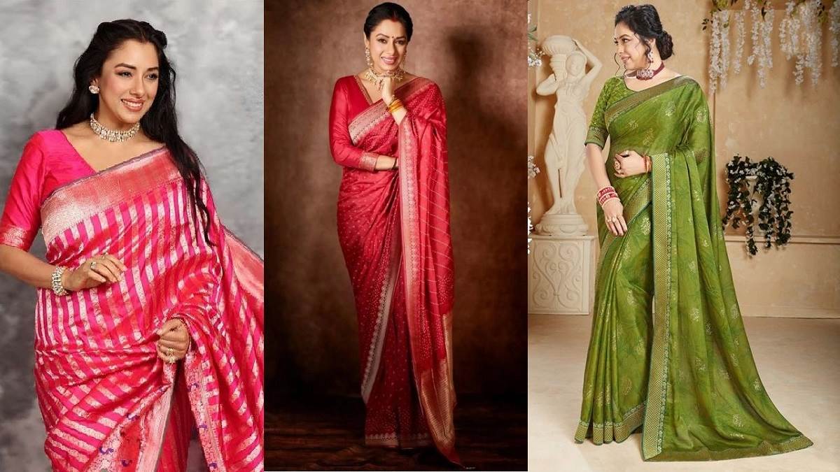 बाजार की साड़ी की चमक पड़ेगी फीकी इन खूबसूरत Kanjivaram Silk Saree के आगे! महिलाओं के दिलों में कर रही हैं राज़