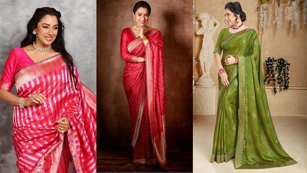 बाजार की साड़ी की चमक पड़ेगी फीकी इन खूबसूरत Kanjivaram Silk Saree के आगे! महिलाओं के दिलों में कर रही हैं राज़