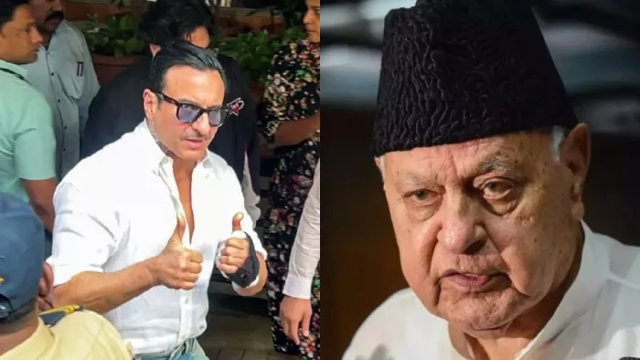 सैफ अली खान पर हमले के बाद फारूक अब्दुल्ला ने बांग्लादेशी घुसपैठियों का समर्थन किया है। फाइल फोटो
