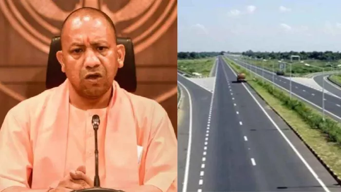 उत्तर प्रदेश के मुख्यमंत्री योगी आदित्यनाथ की फाइल फोटो, एक्सप्रेस-वे (सांकेतिक तस्वीर)।
