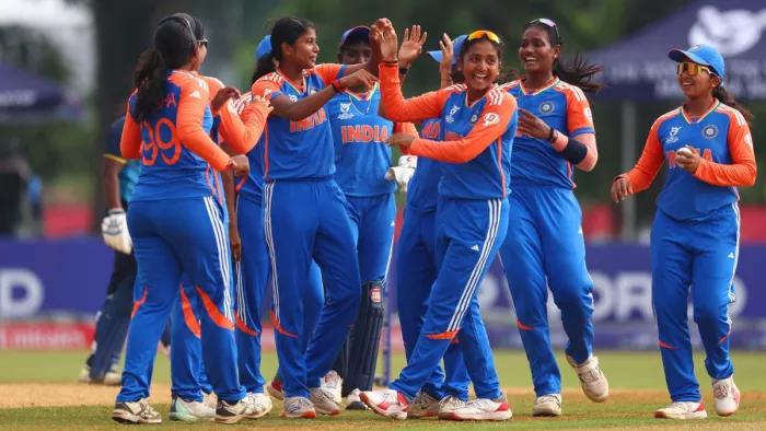 अंडर-19 भारतीय टीम ने श्रीलंका को हराया। फोटो- BCCI