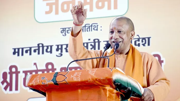 योगी आदित्यनाथ ने जनकपुरी विधानसभा क्षेत्र में रैली को किया संबोधित।