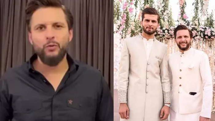 Shahid Afridi On Shaheen Afridi Shortcomings (Photo-design)