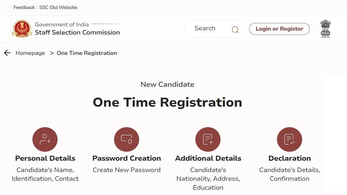 ssc exams 2024 fresh otr required to all candidates preparing for chsl cgl gd constable cpo steno translator and others on new website ssc gov in