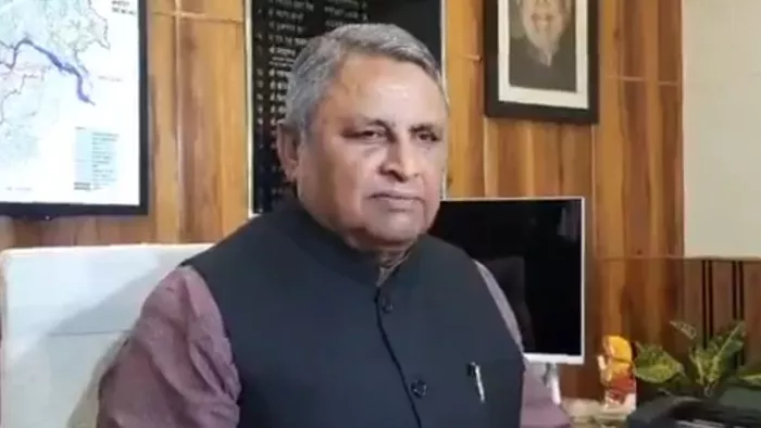 संसदीय कार्य एवं जल संसाधन मंत्री विजय कुमार चौधरी ने की प्रेस वार्ता। (फोटो एक्स हैंडल)