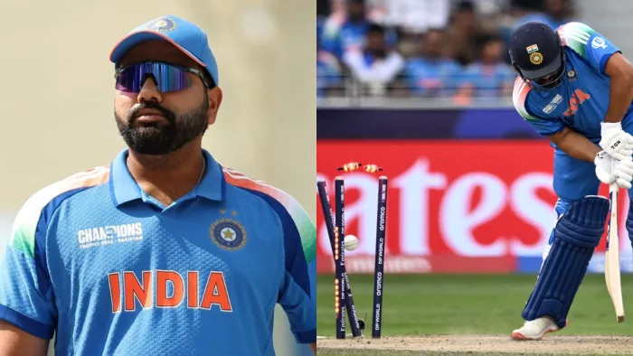 शाहीन शाह ने रोहित शर्मा को किया बोल्ड। इमेज- एक्स