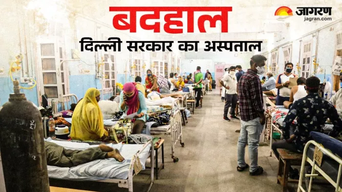 दिल्ली की स्वास्थ्य सेवा रेखा सरकार के लिए बड़ी चुनौती। जागरण ग्राफिक्स