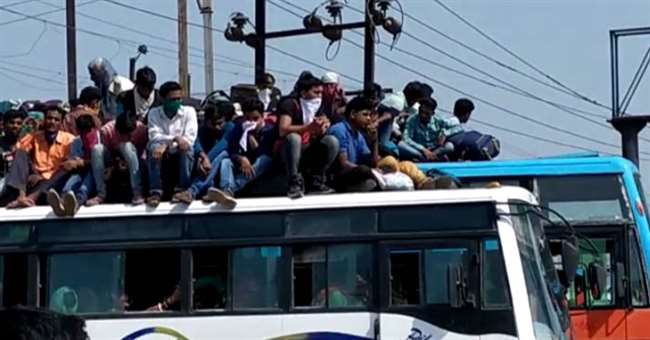 CoronaVirus LockdownNow Bus owners breaks lockdown rules in patna ...