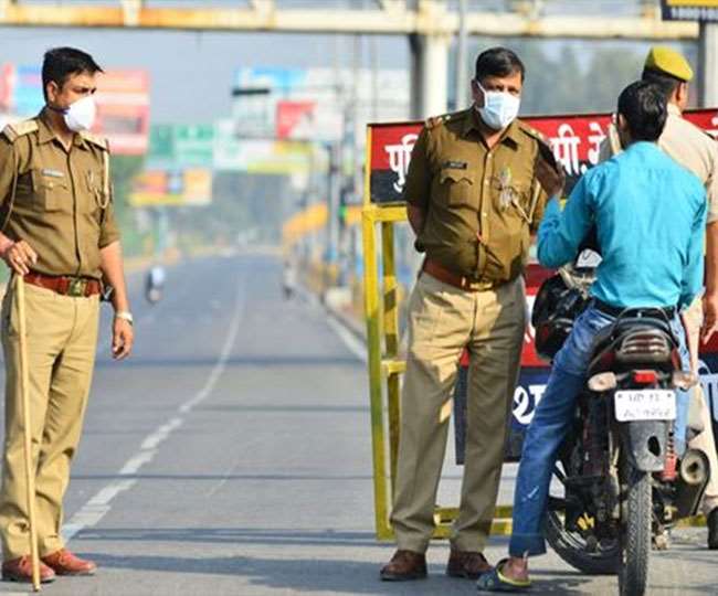 Image result for lokdown me pulis