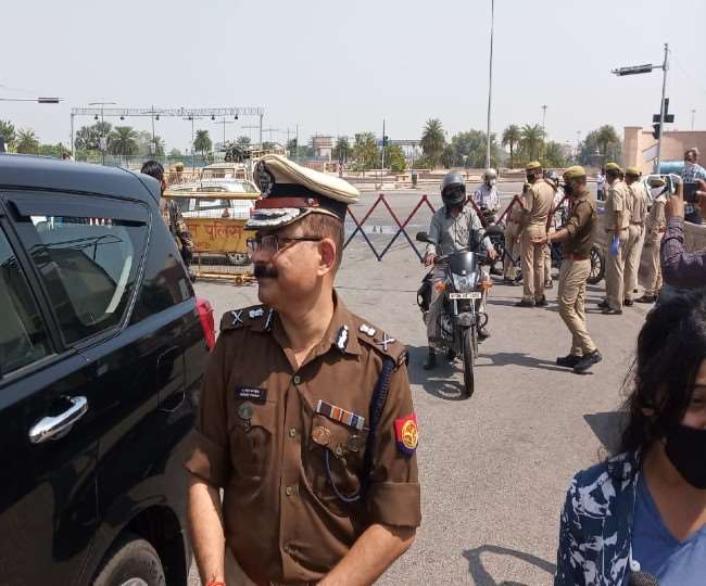 Lock Down in Lucknow : माल आपूर्ति में कई जगह लगा बाधाओं का ब्रेक, दूध वाहनों को मिला पास