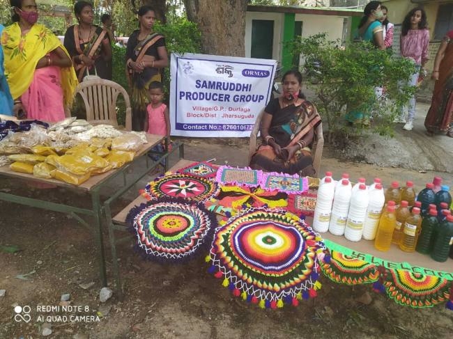 दुर्लगा में पंचायत स्तरीय लघु प्रदर्शनी