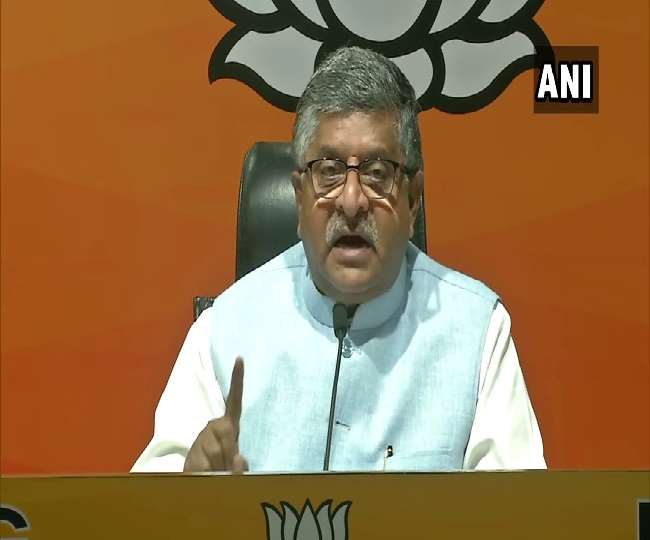 ravi shankar prasad attacked said there is no development in maharashtra recovery is going on