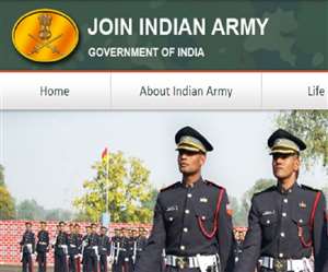 भारतीय सेना एनसीसी भर्ती के लिए आवेदन आधिकारिक पोर्टल, joinindianarmy.nic.in पर करें।
