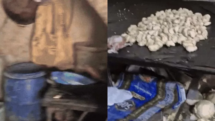 मोमोज की फैक्ट्री में फैला गंदगी का अंबार