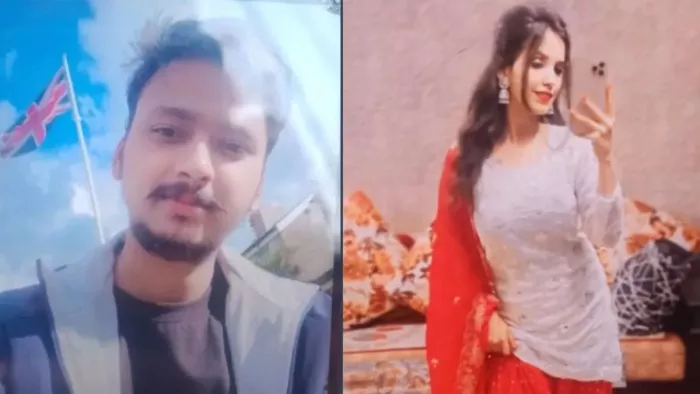 Saurabh Murder Case: मृतक सौरभ, कत्ल करने वाली पत्नी मुस्कान।- फाइल फोटो