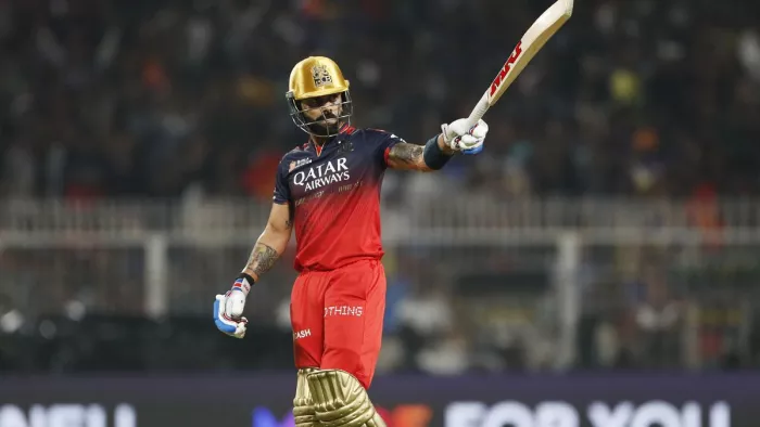 Virat Kohli ने IPL 2025 के ओपनिंग मैच में ही बनाया वर्ल्ड रिकॉर्ड( Pic Credit- AP)