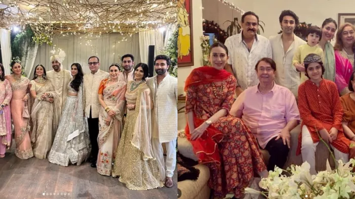 File Photo of Armaan Jain with Kapoor Family