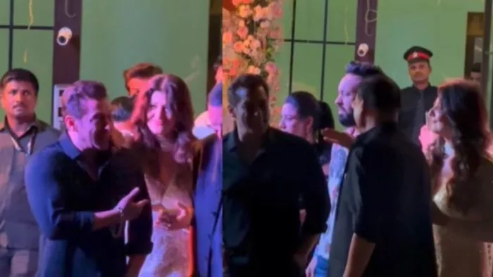Salman Khan, Sangeeta Bijlani, Eid Party, Salman Khan And Sangeeta Bijlani, Salman Khan Eid Party