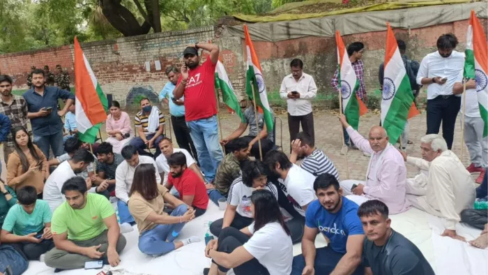 Wrestlers Protest: दिल्ली के जंतर-मंतर पर फिर जुटे देश के नामी पहलवान