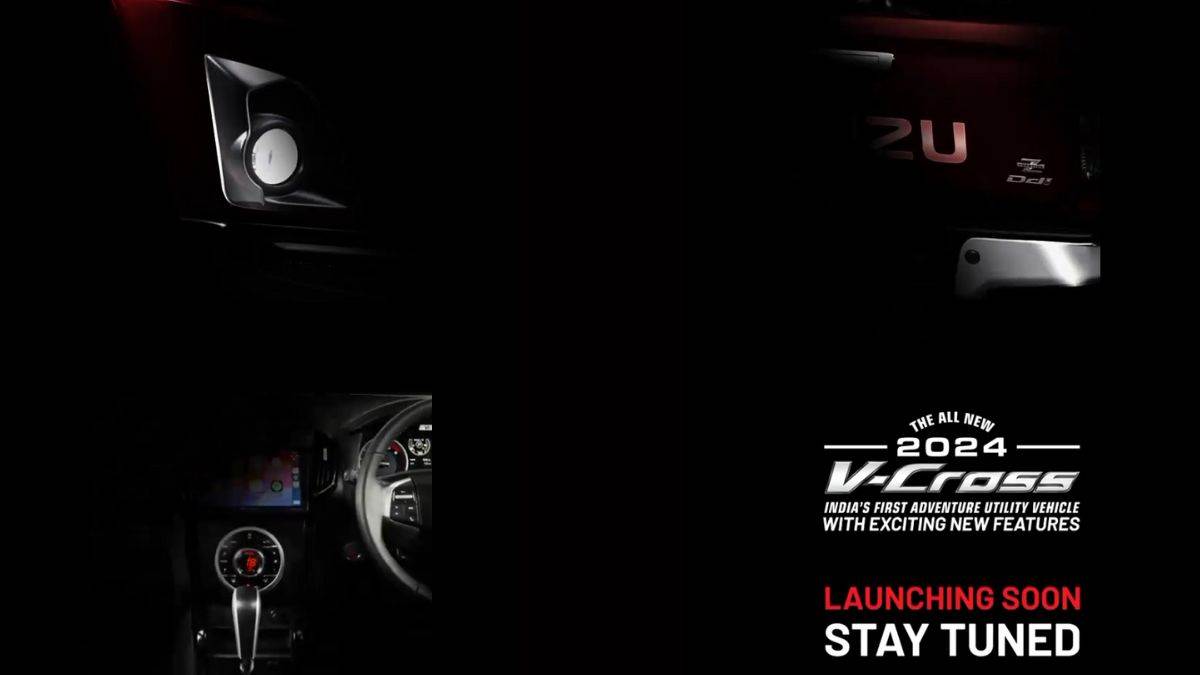isuzu v cross will be updated to compete toyota hilux company released teaser