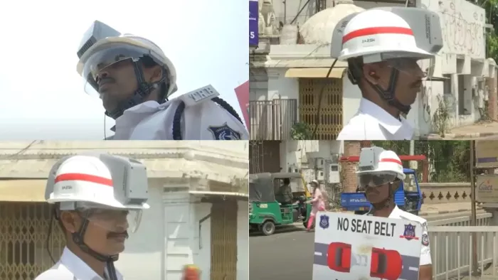 वडोदरा और कानपुर के बाद अब लखनऊ पुलिस को मिले AC Helmets